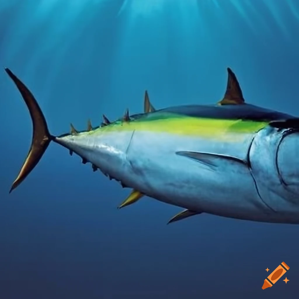 Yellowfin tuna on Craiyon