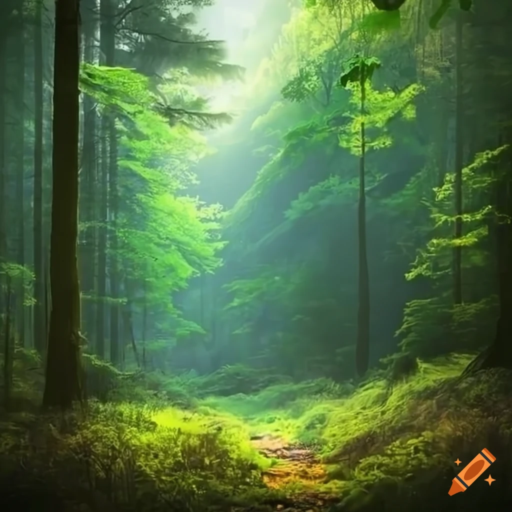 Rustic Forest Wallpaper