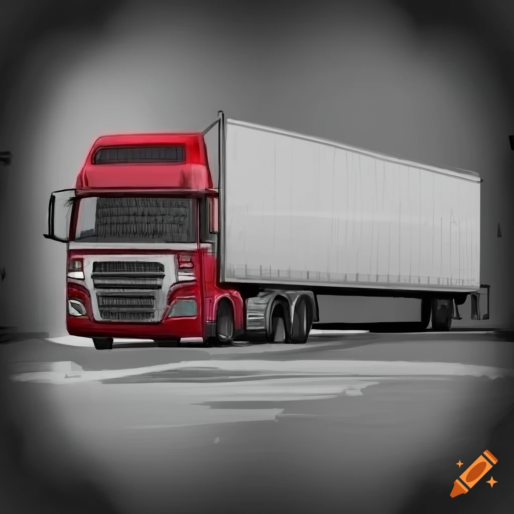 How to draw Truck - YouTube