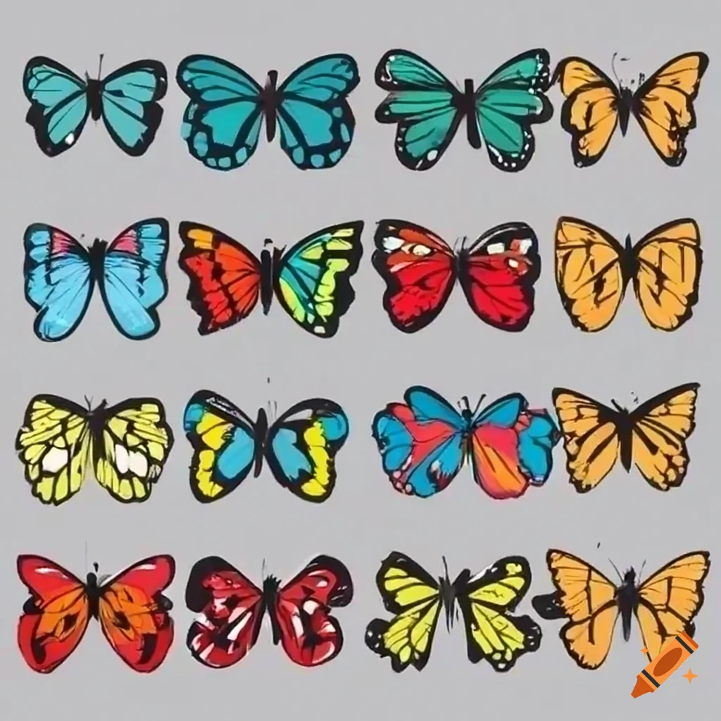 Butterflies more teeth