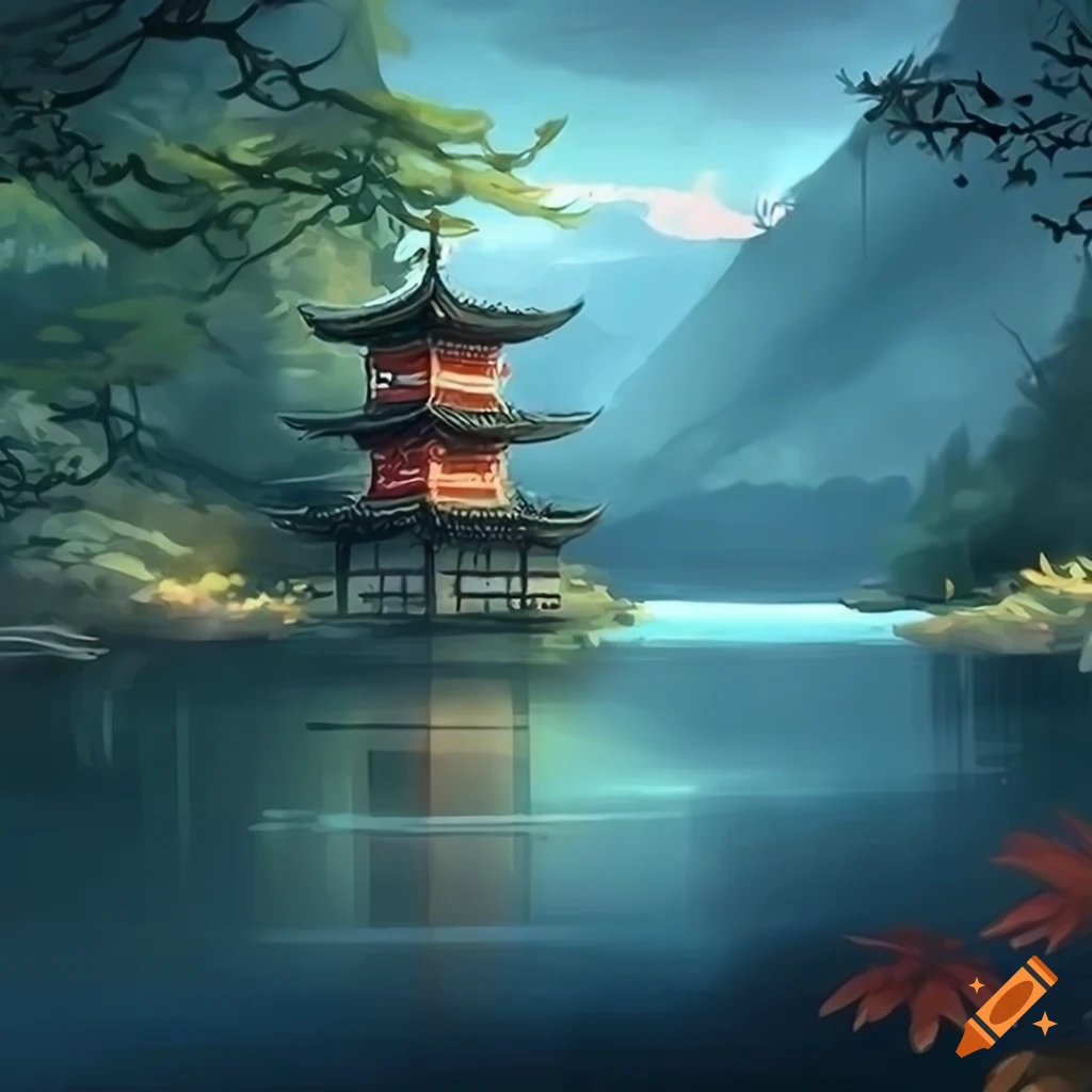 Anime Landscape HD Wallpaper by Abyss-demhanvico.com.vn