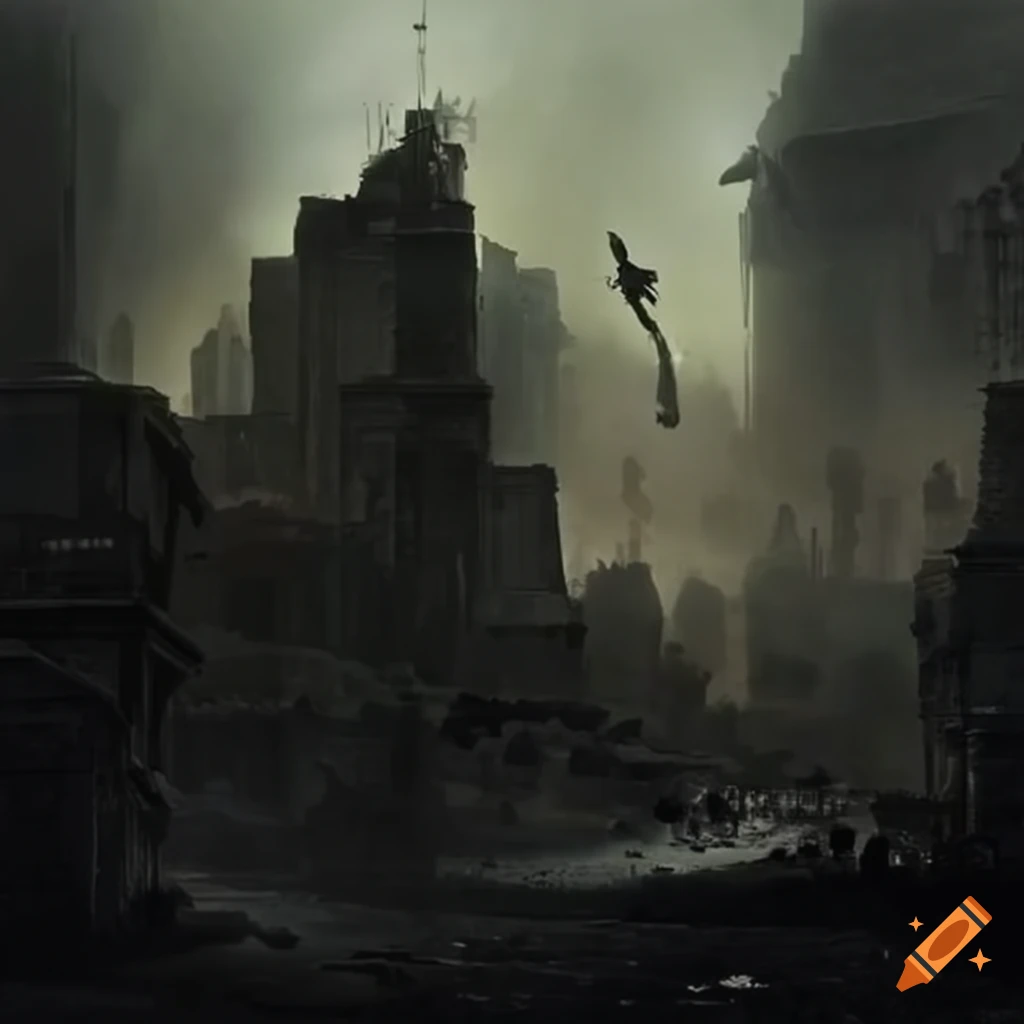 Perdu dans une ville apocalyptique