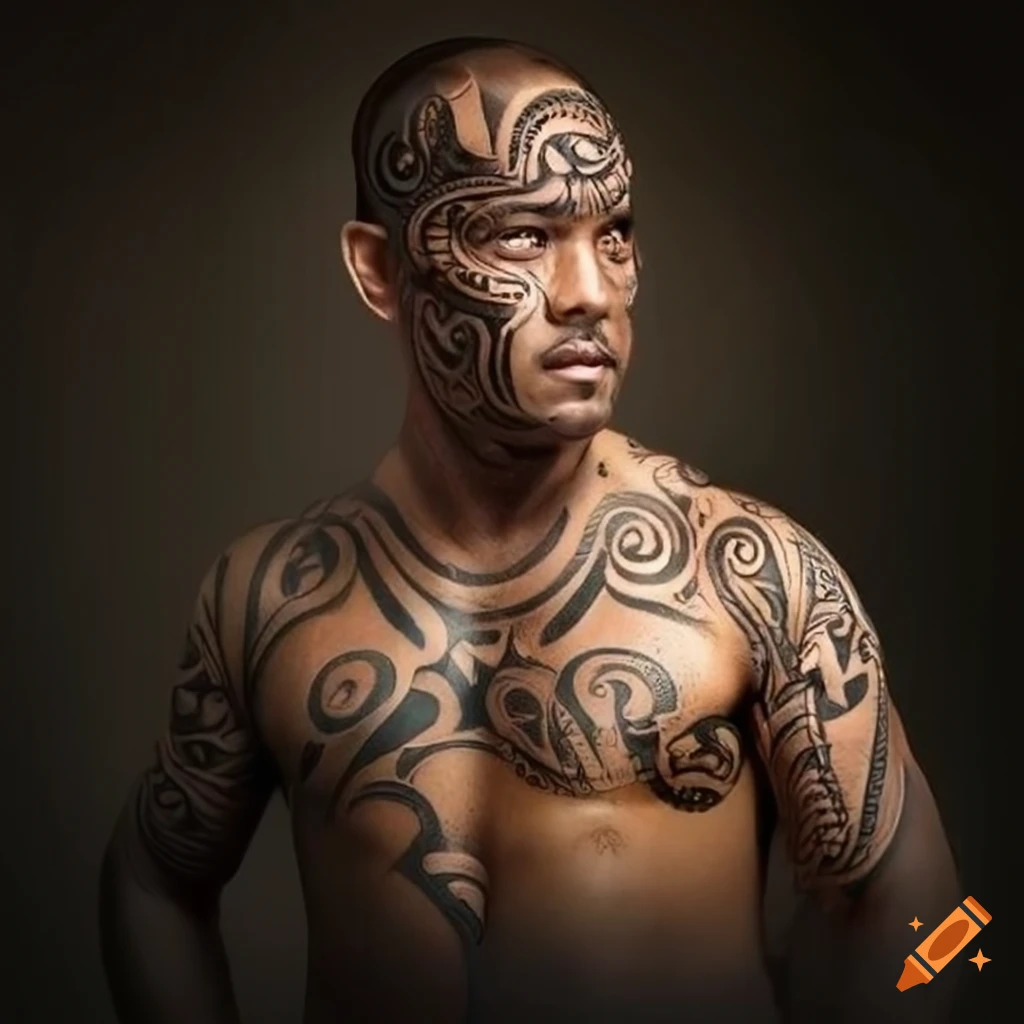 maori #polynesian #chesttattoo #rocktattoo #therock #chest #tattoo #design  #inked #fullbodytattoo # | Full body tattoo, Tattoos, Rock tattoo