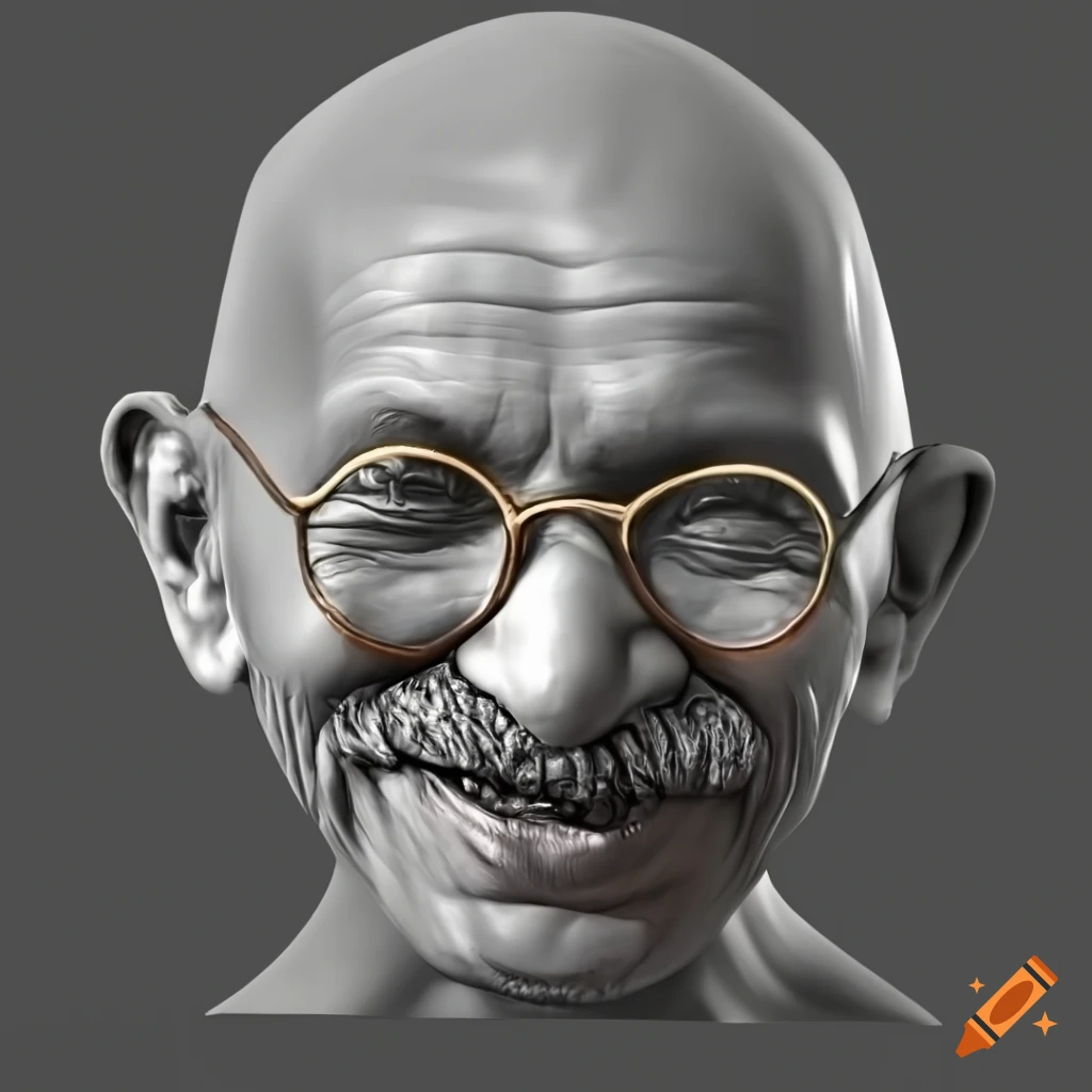 Sketch Face Mahatma Gandhi Stock Vector (Royalty Free) 1765029473 |  Shutterstock