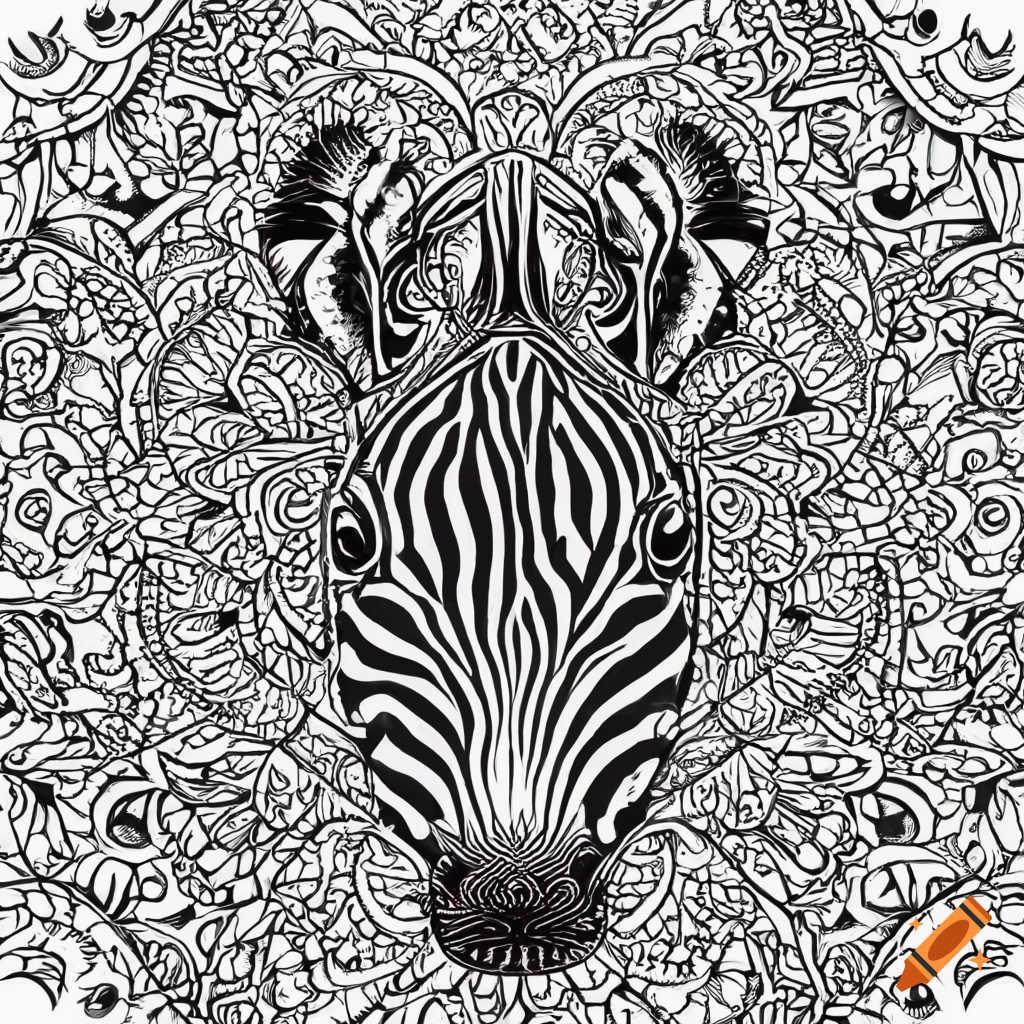 Zentangle Animals: Coloring Book for Adult,40 Intricate Designs of  Different Animals with Abstract Bacground (Paperback)