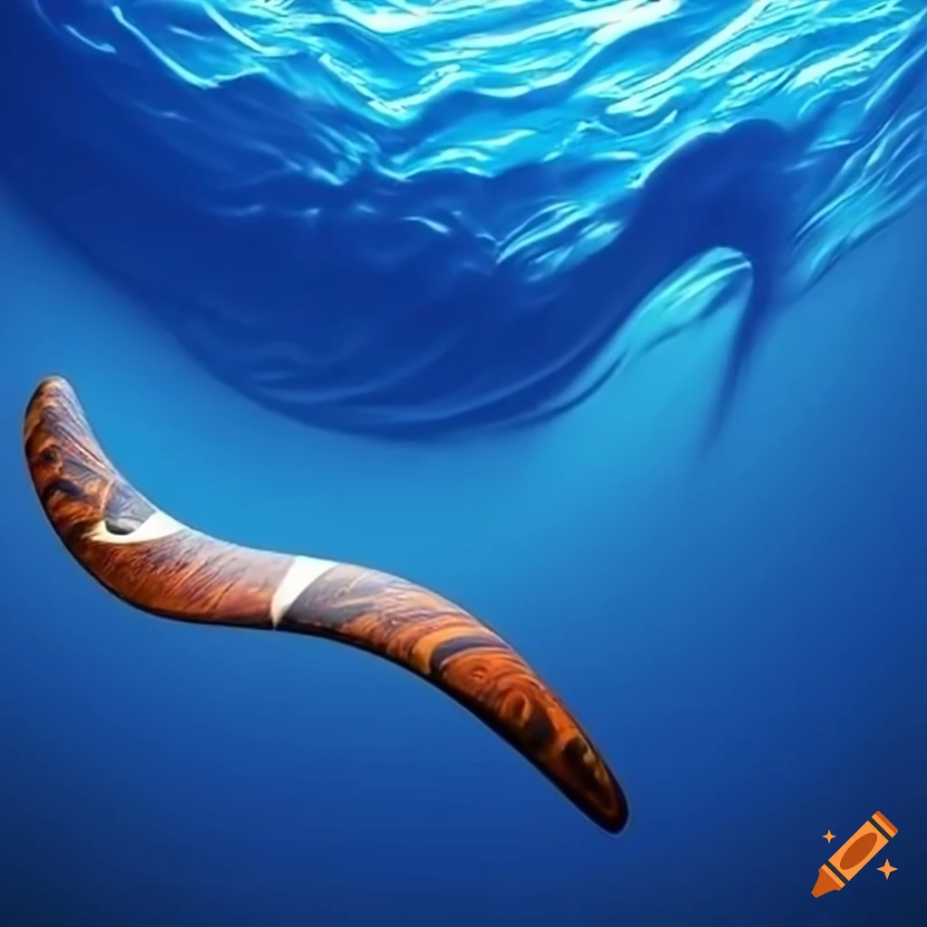 Wave made of boomerangs