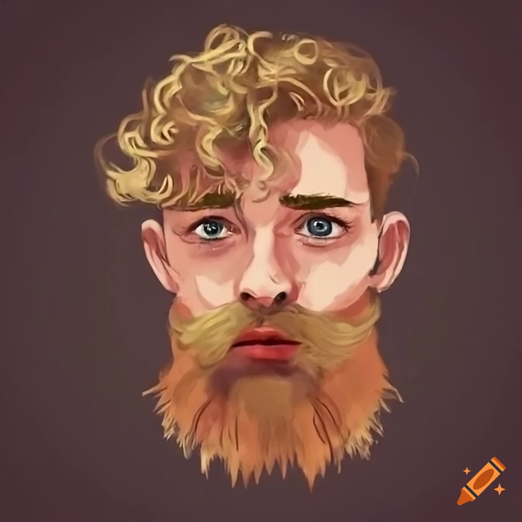 curly moustache drawing