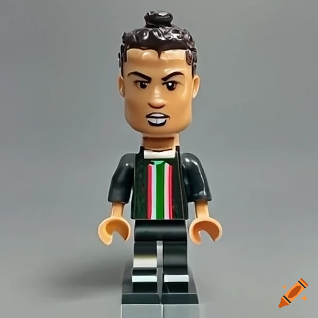 MinifigArt.com on X: Custom LEGO Minifigure UV Printed Cristiano Ronaldo  in Juventus 20-21 Jersey   /  X