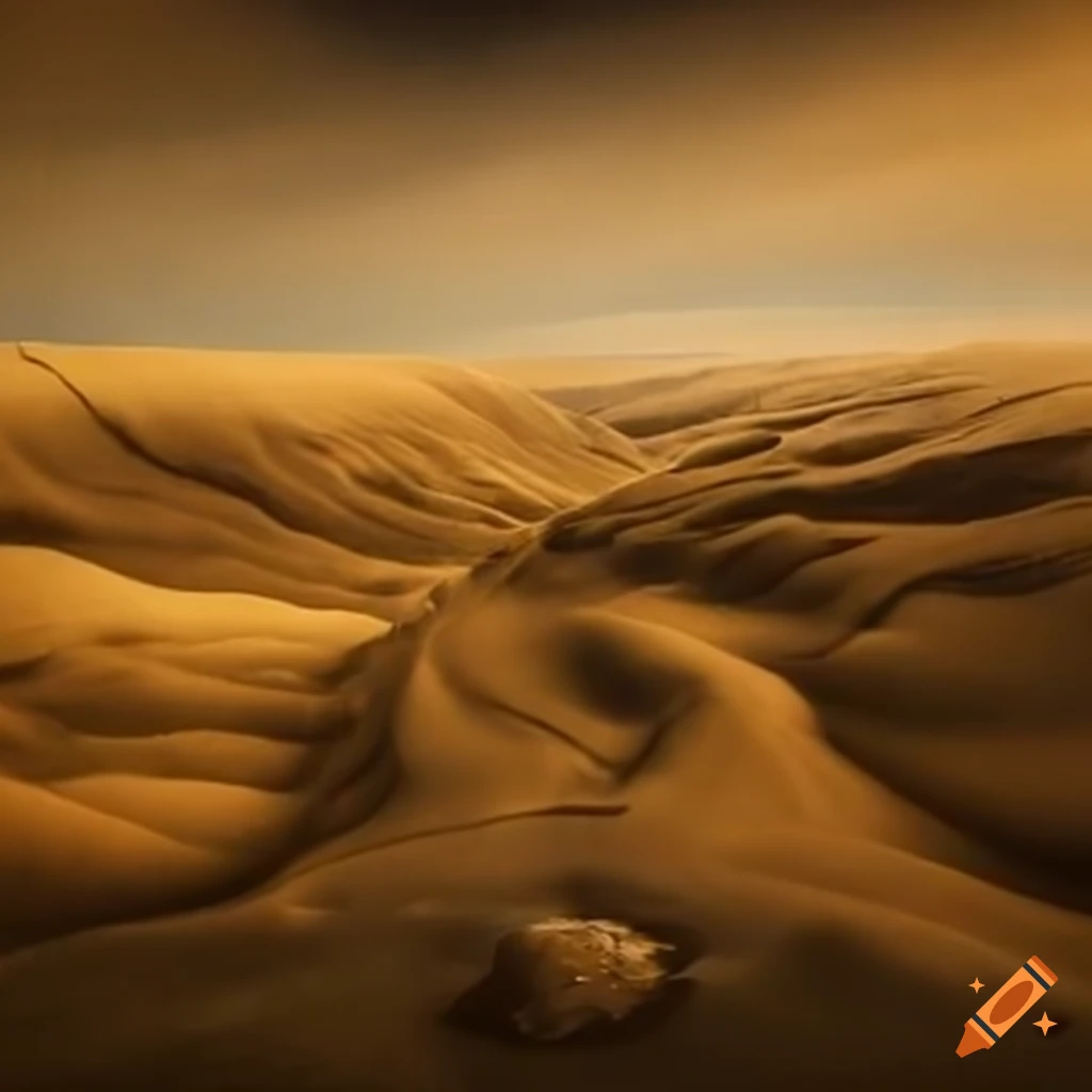 A land flowing with milk and honey on Craiyon