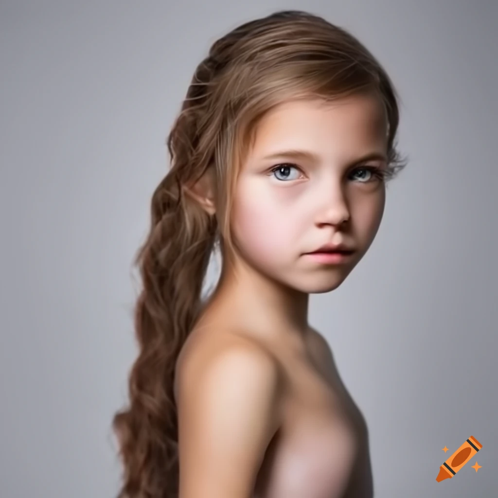 Amazon Warrior Girl Age 12 Gray Background On Craiyon