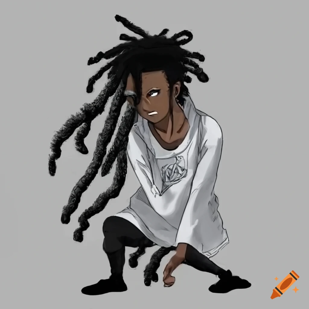 Black character with dreads