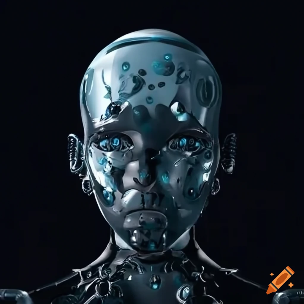 Ai robot illustration on Craiyon