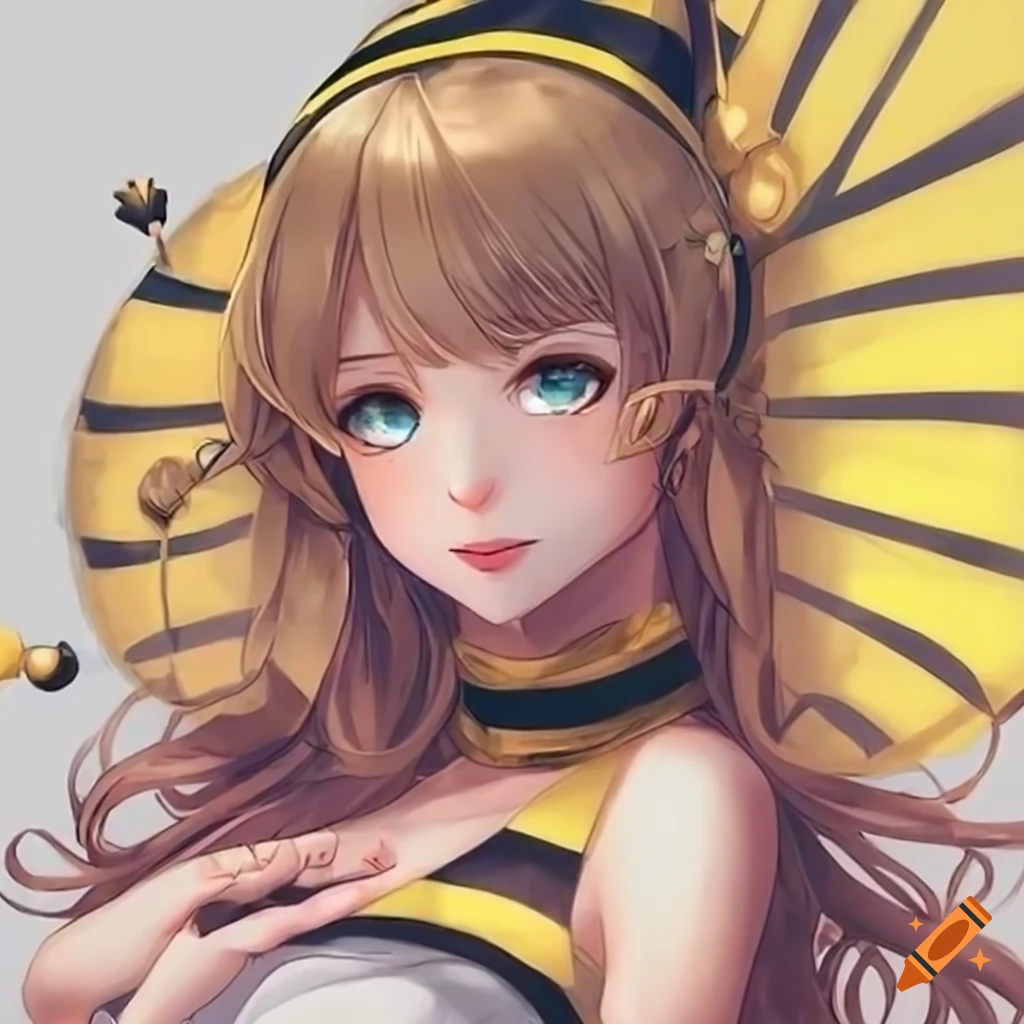 Cute bee concept anime girl by Lacouture on DeviantArt-nttc.com.vn