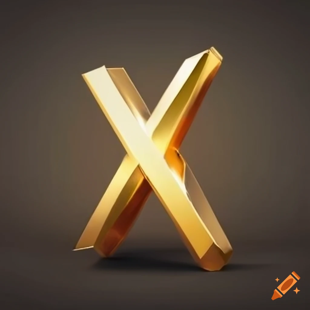 A shining golden x symbolizing creativity and innovation
