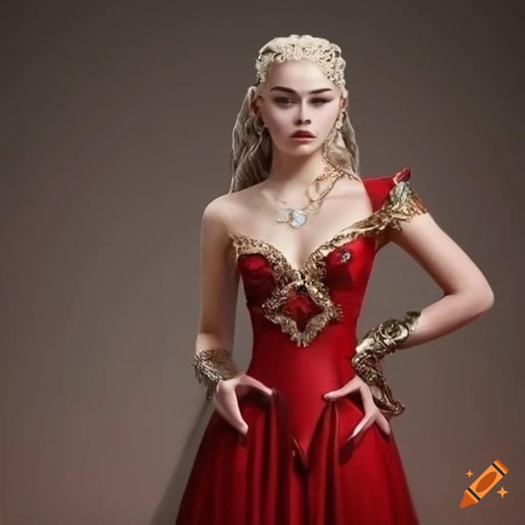 fitted lace wedding dress Vintage Red & Gold Sequin Ball Gown Prom Dresses FD1971 viniodress –  Viniodress main image 0