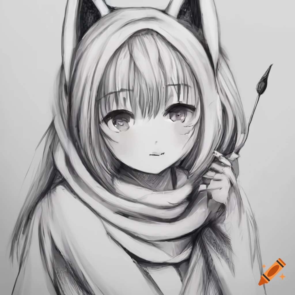 𝙙𝙖𝙧𝙠 𝙞𝙘𝙤𝙣  Anime character drawing, Dark anime girl, Anime neko