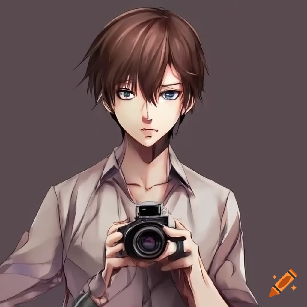 Pastel anime camera app icon on Craiyon