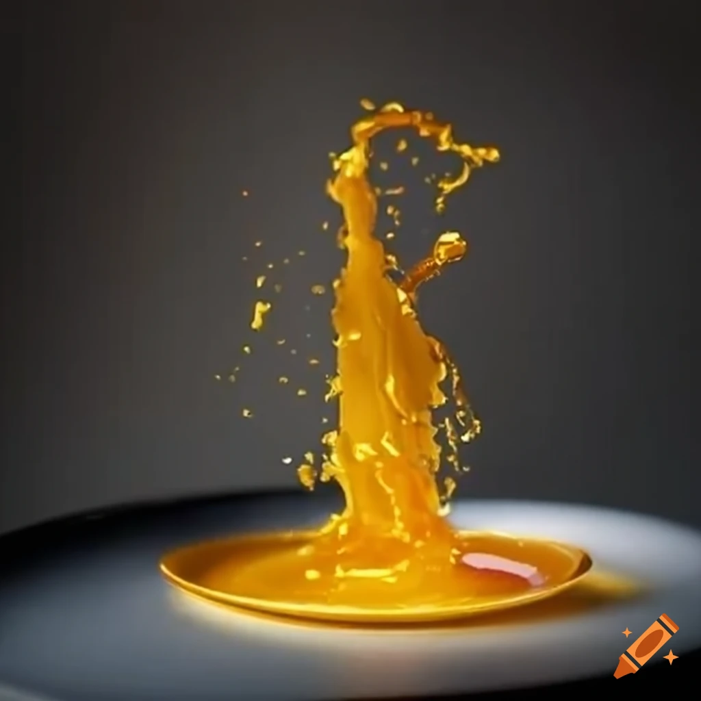 Cooking golden liquid on Craiyon