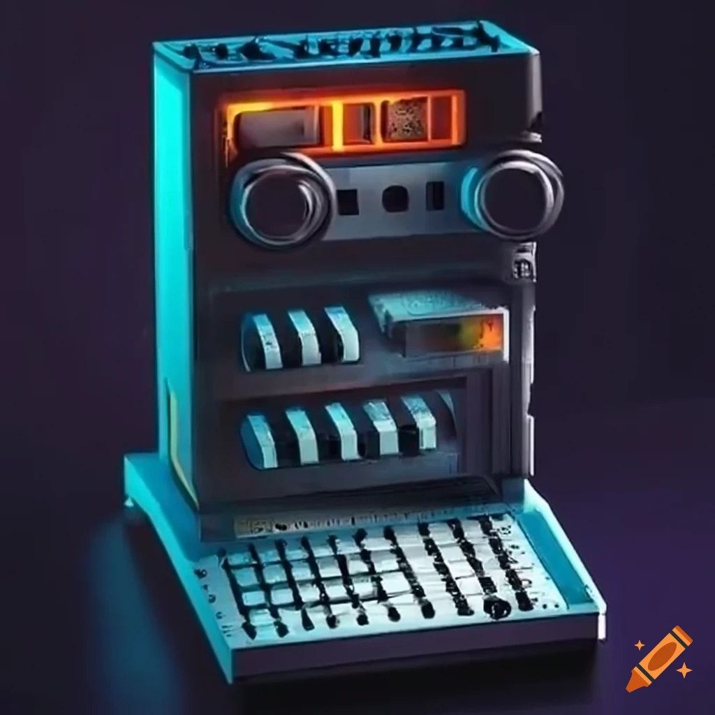 Industrial machine that creates musical notes