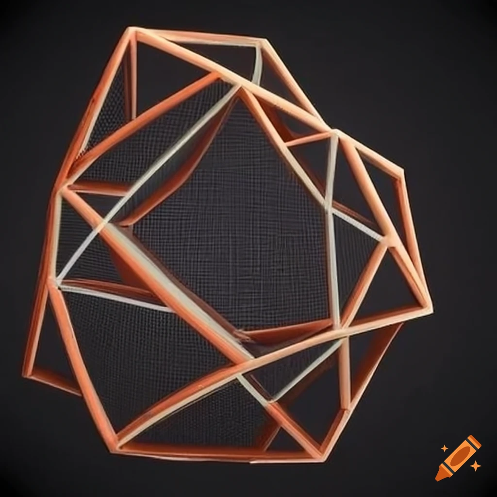 Creature made of triangles