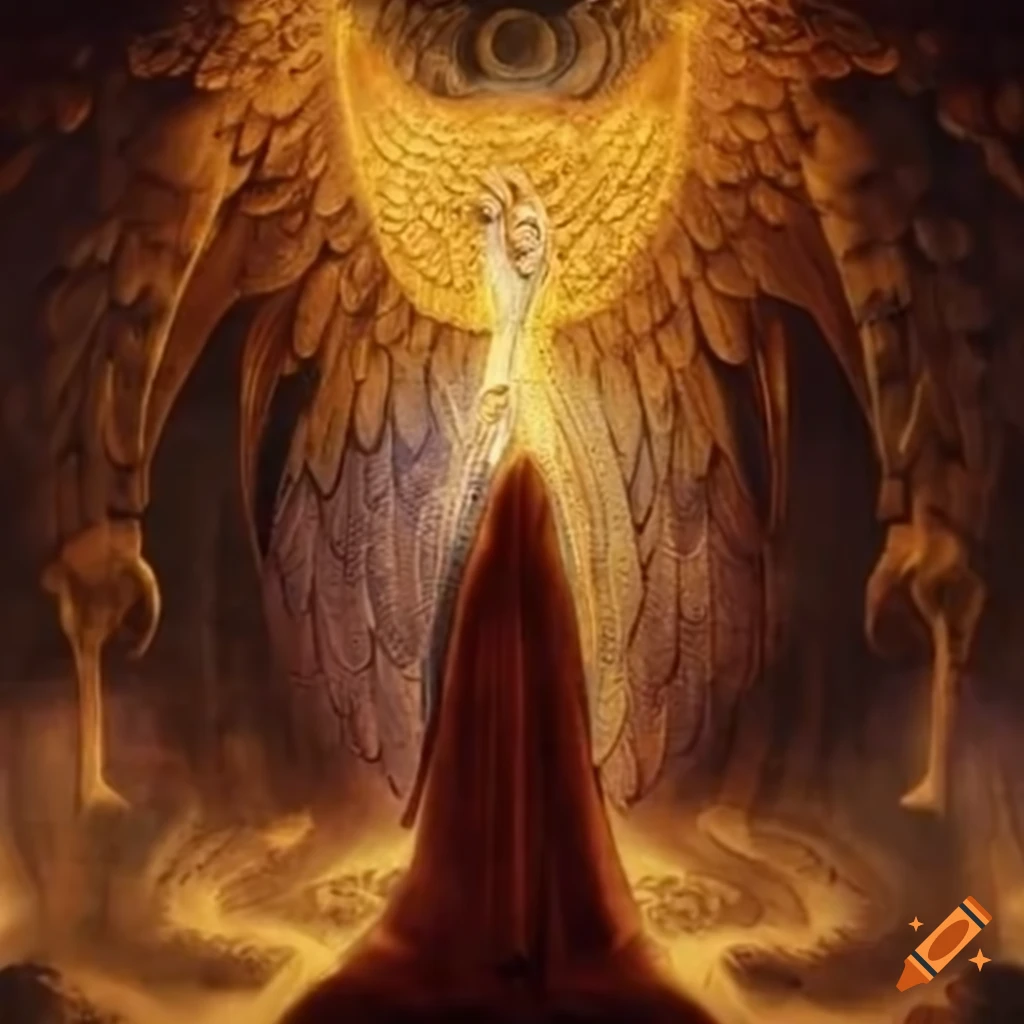 Biblically Accurate Angel From Ezekiel s Vision In The Bible On Craiyon