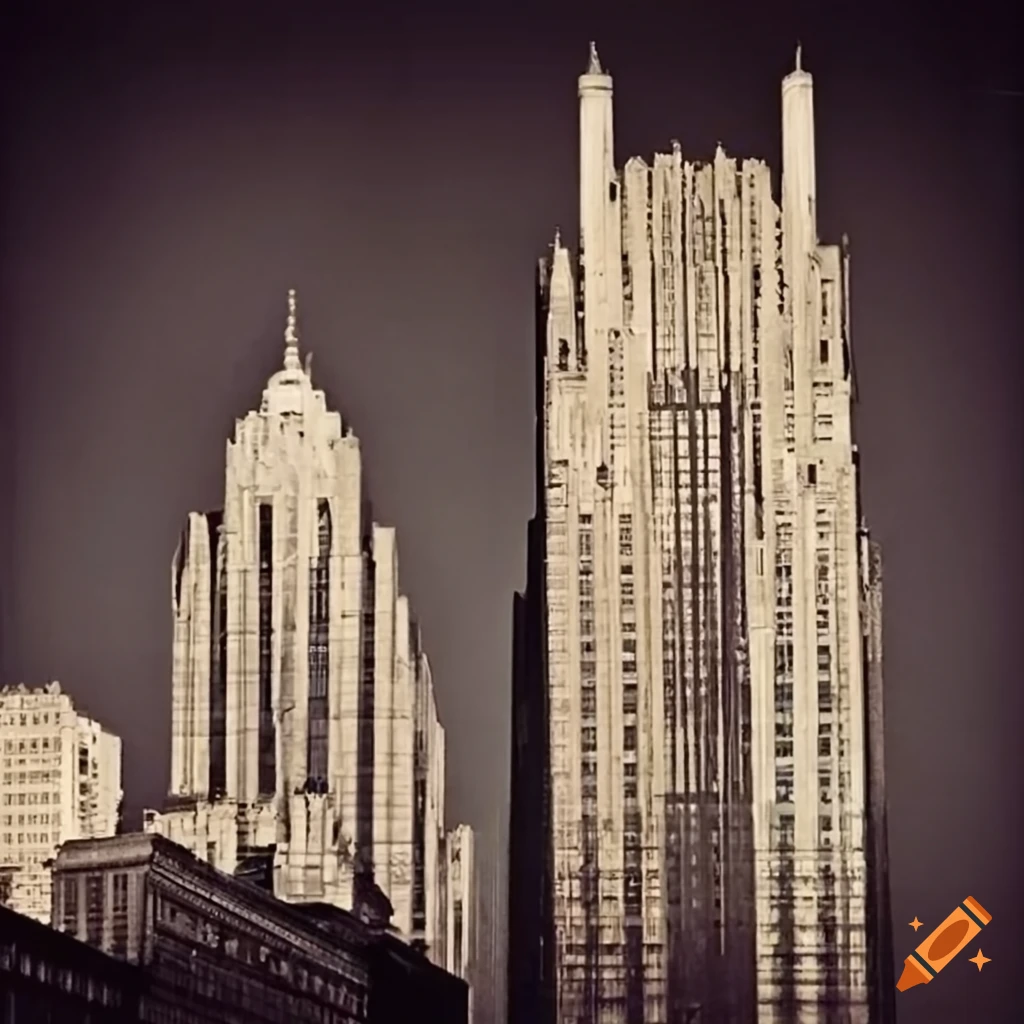 Art deco 1924 new york