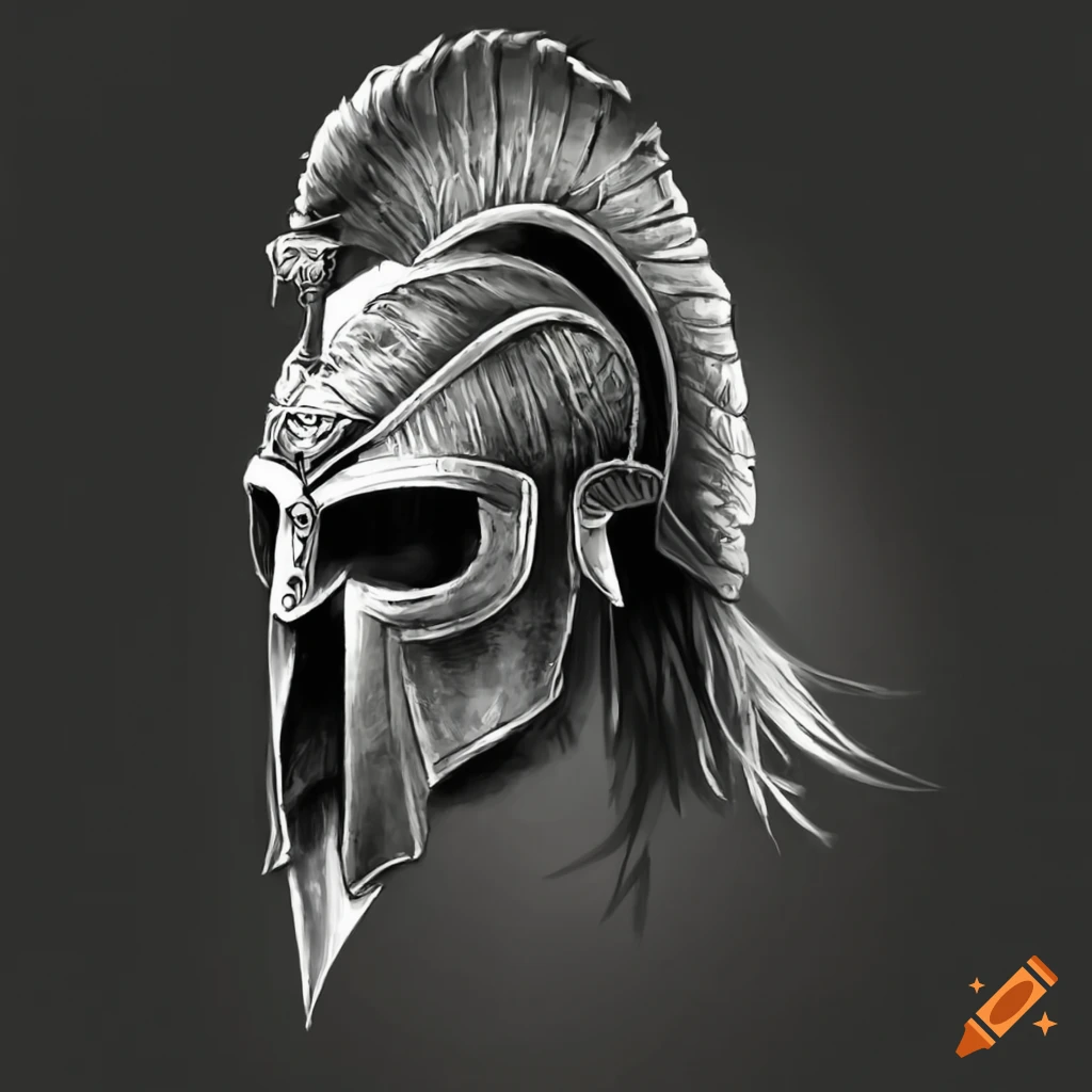 Realistic Spartan Helmet Temporary Tattoos For Men Adult Feather Bear Maple  Leaf Fake Tattoo Sticker Unique