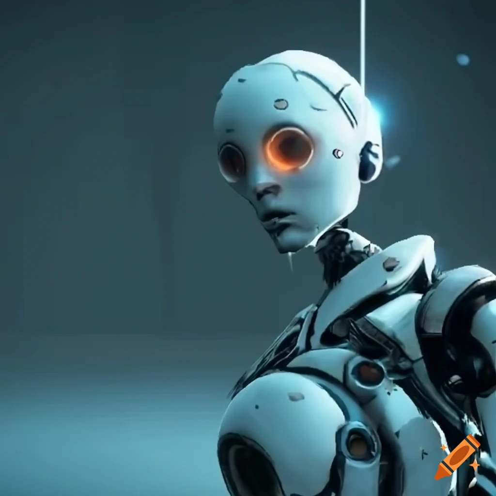 A robotic voice that guides and challenges players in portal
