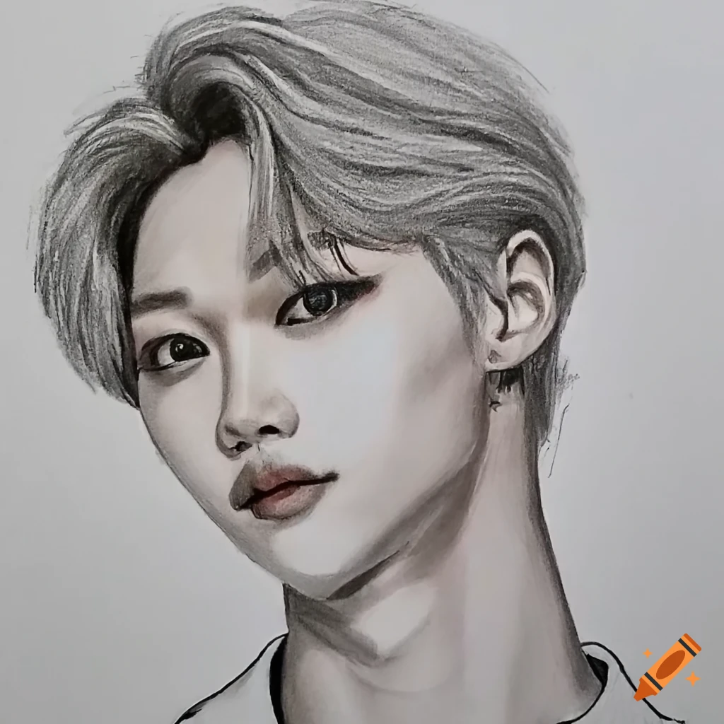 Lee felix from straykids on Craiyon
