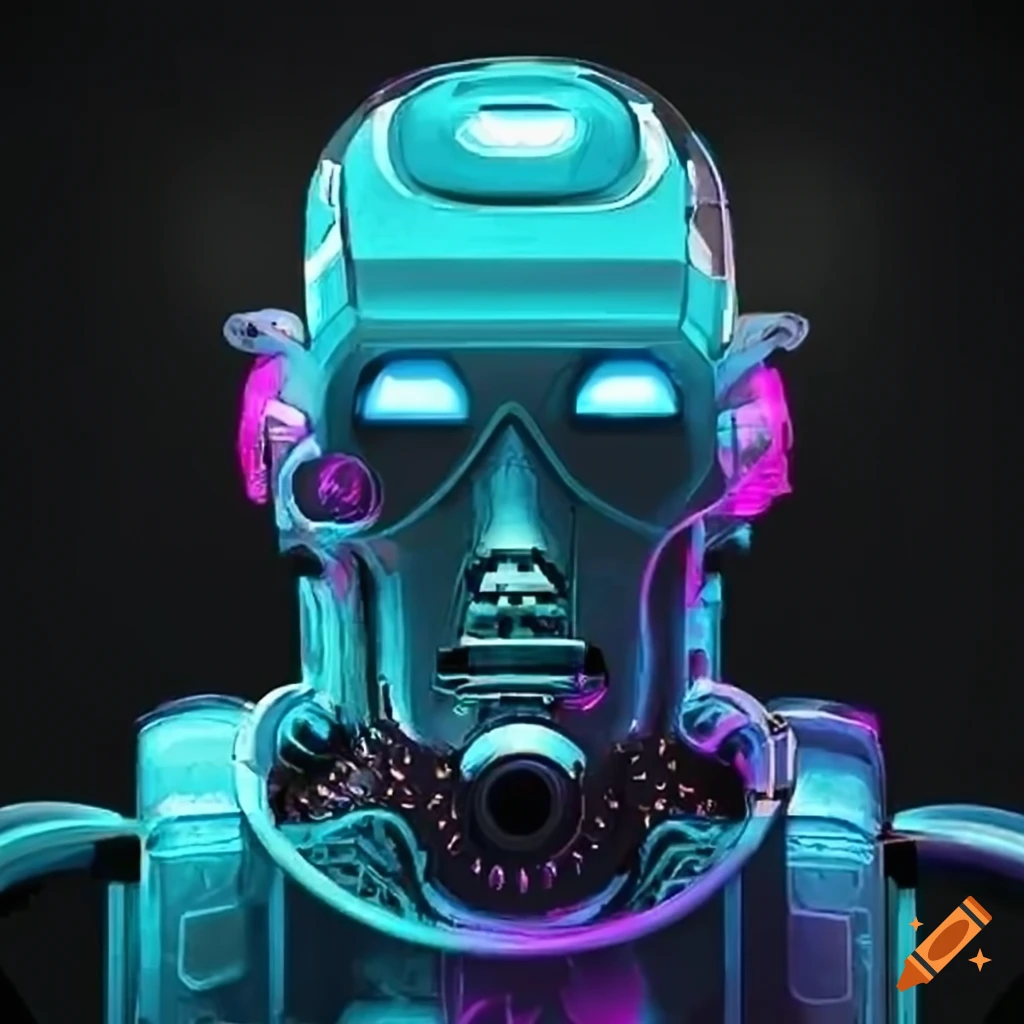 A robot art generator