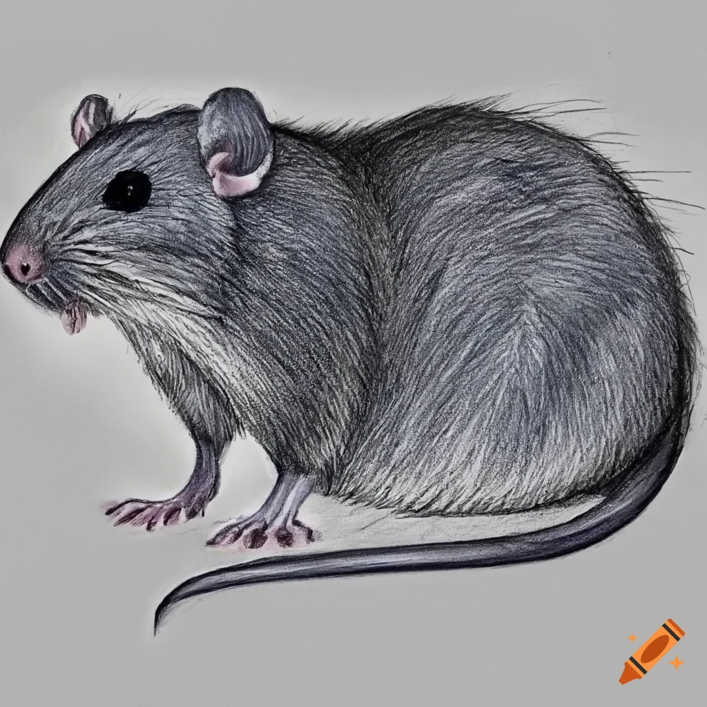 Realistic Rat Coloring Page for Kids | FirstCry Parenting
