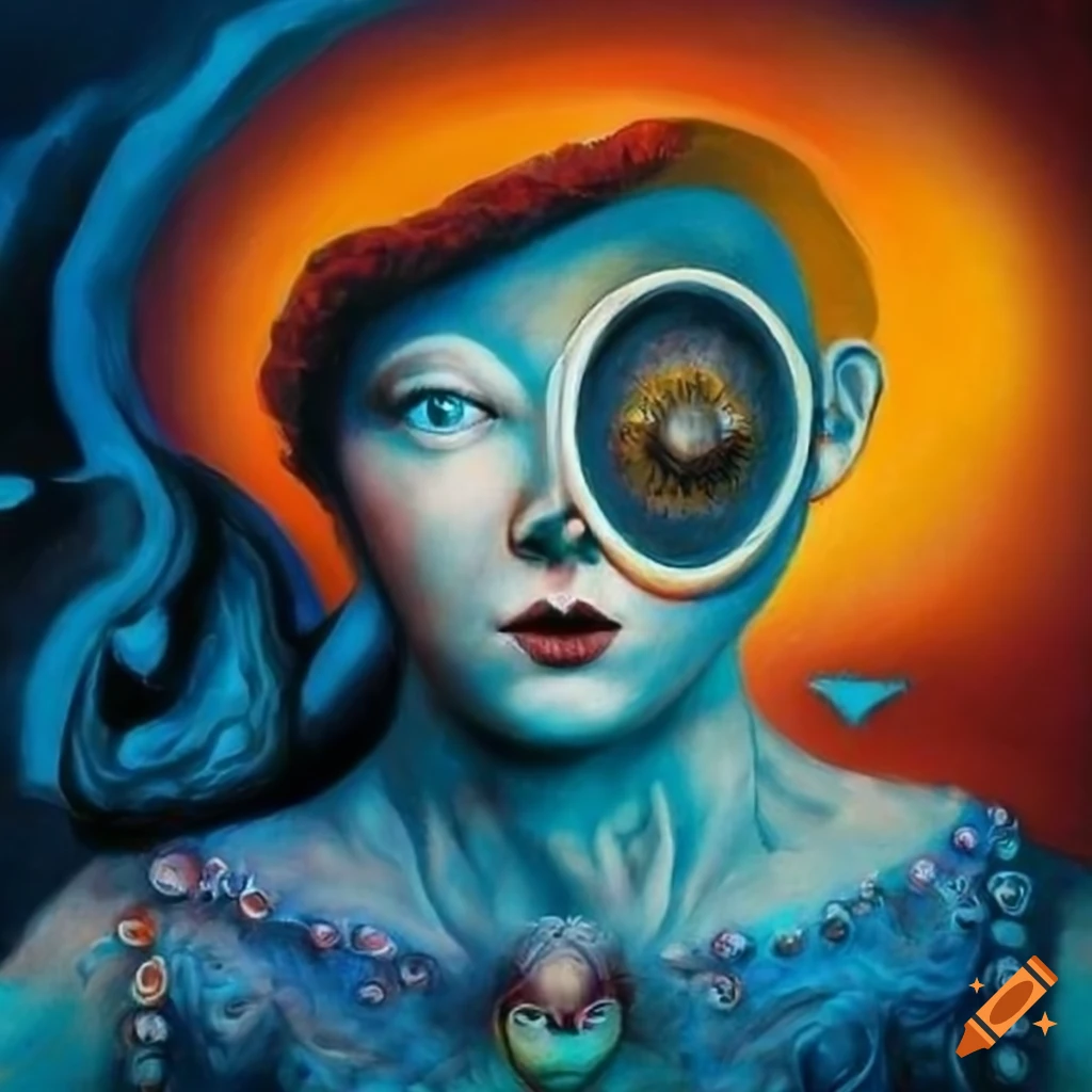 Surreal painting on Craiyon