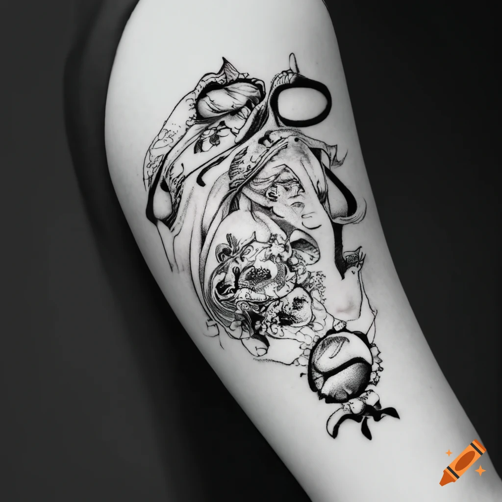 7 Hours of Stunning Sleeve Tattoo Design Process | TikTok