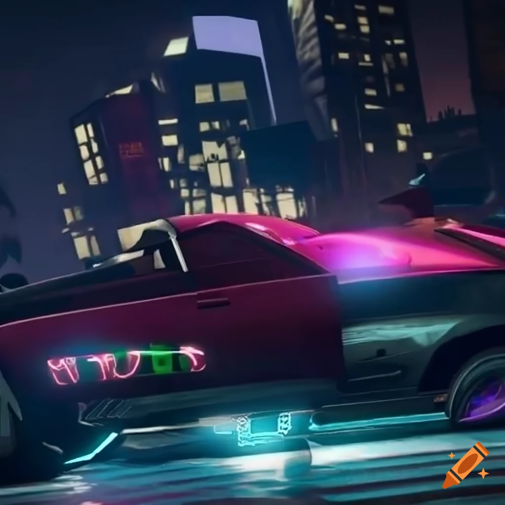 Gta online features on Craiyon