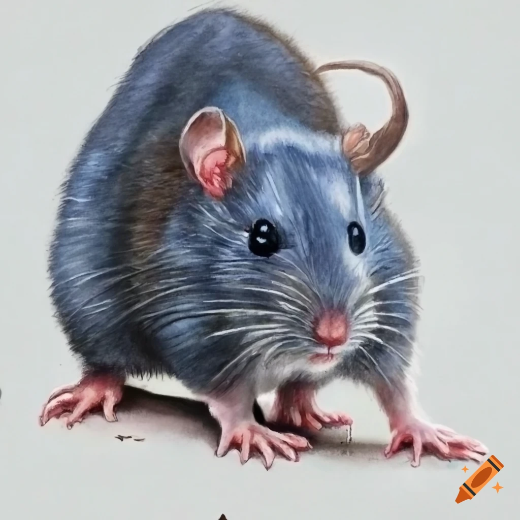 how to draw a rat step 5 | Clipart Panda - Free Clipart Images