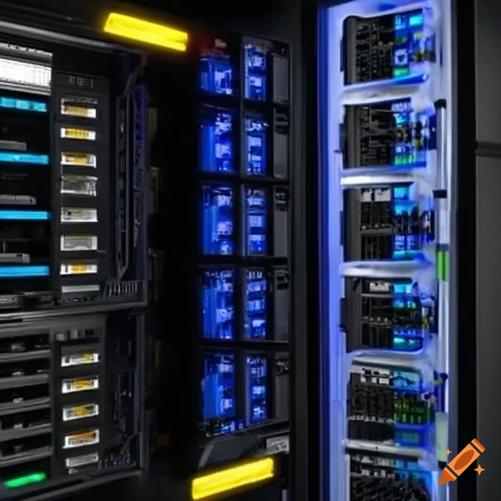 Creative servers designed on Craiyon