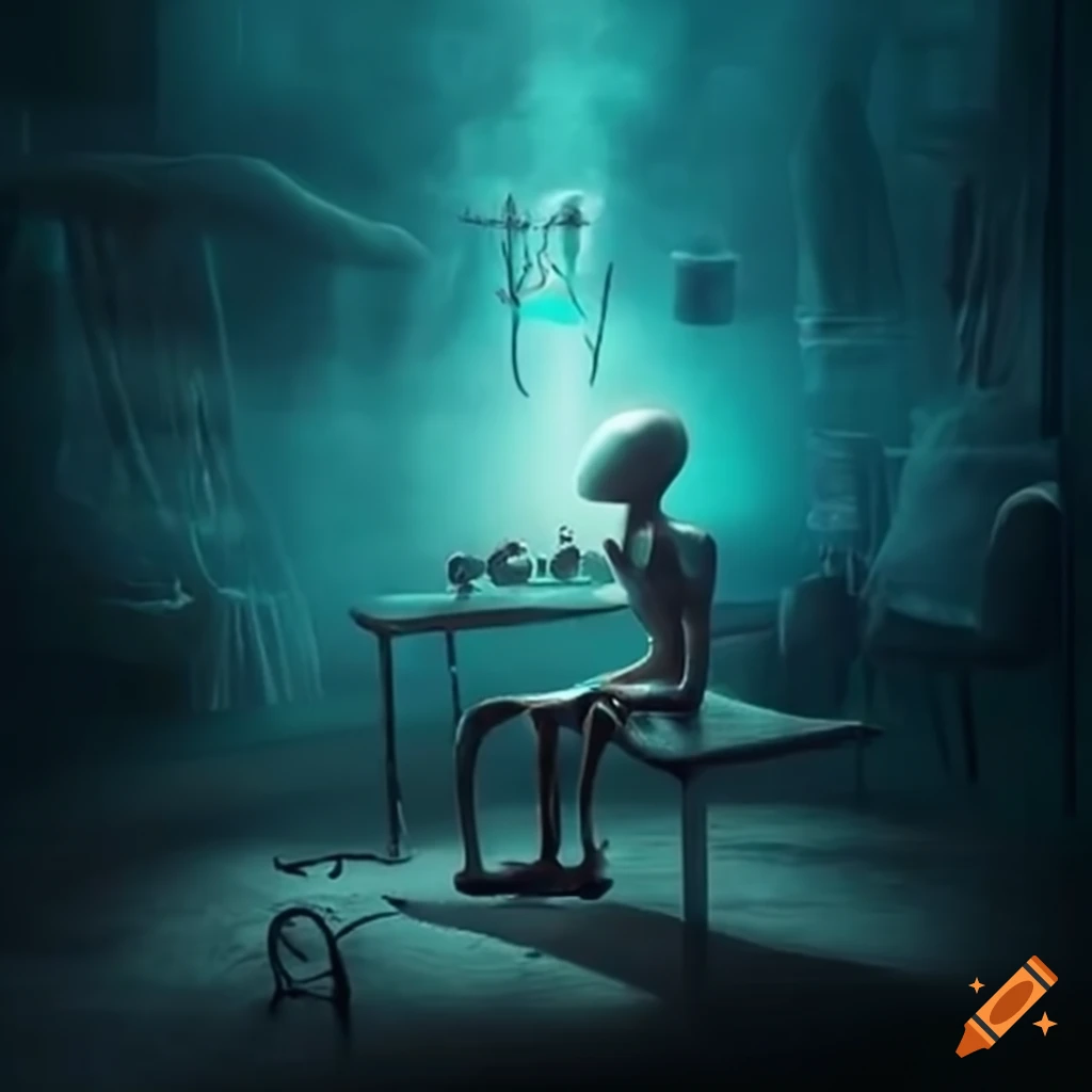 Awakening on a surgery table after an Alien abduction