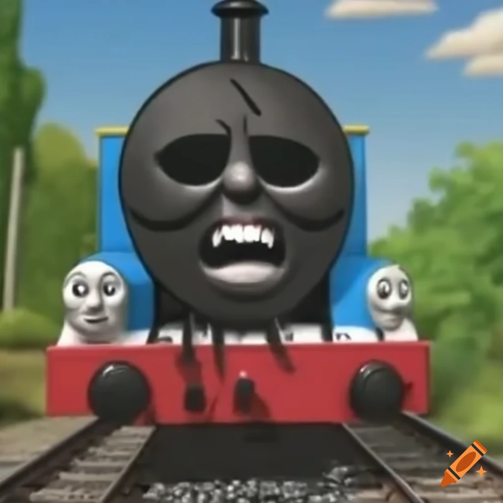 Thomas The Tank Engine Screaming Crying Roaring On Craiyon