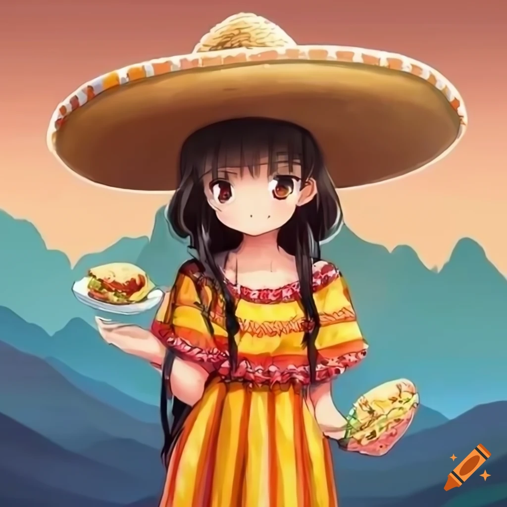 Funny Kawaii Taco Official Taco Inspector Cute ArtComposition Notbook: 8,5  x 11 120 College Ruled Pages Composition Notebook ,Cute Anime Girl Diary or  ... and Writing ,Gift for All Anime Lovers by
