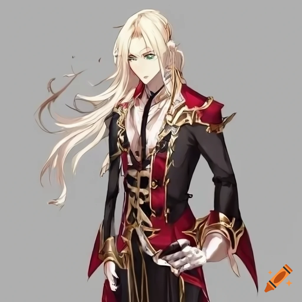 Blonde vampire anime