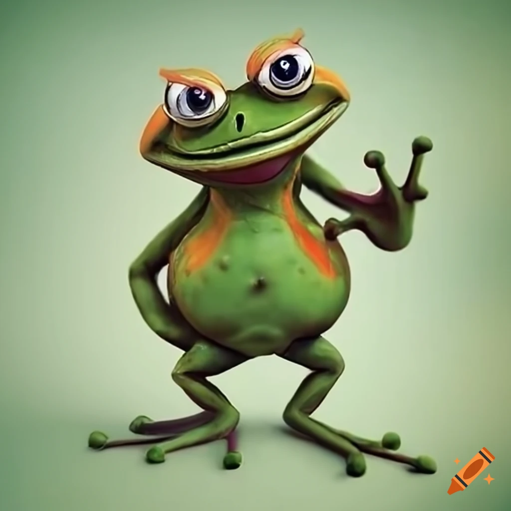 Crazy frog on Craiyon