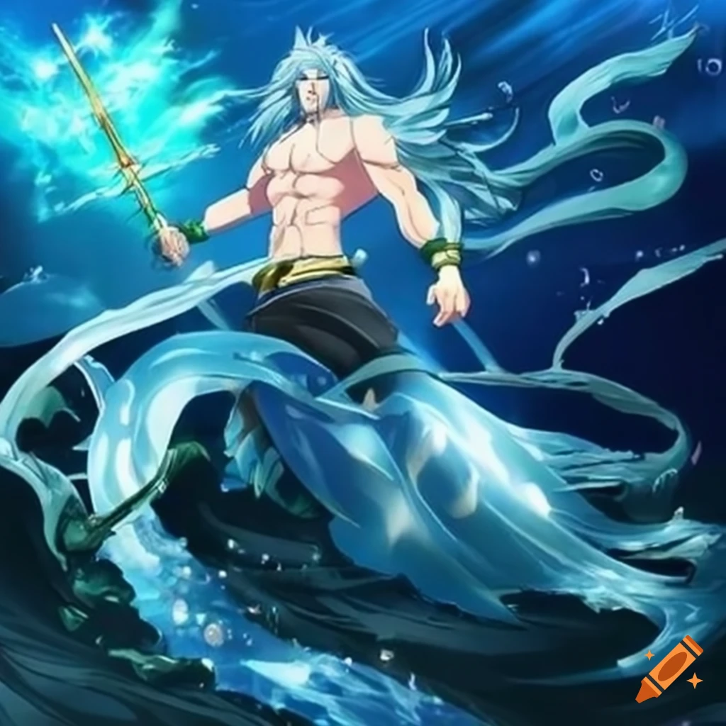 Saint Seiya Poseidon Thetis The Mermaid Toei Animation Anime Animation Cel  – Disney Animation, Simpsons, Warner Bros, Futurama and more