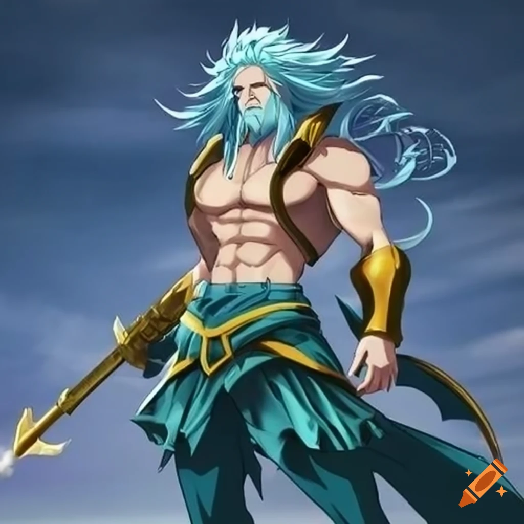 Poseidon Showcase (Poseidon Record of Ragnarok) Anime Adventures AA Roblox  - YouTube