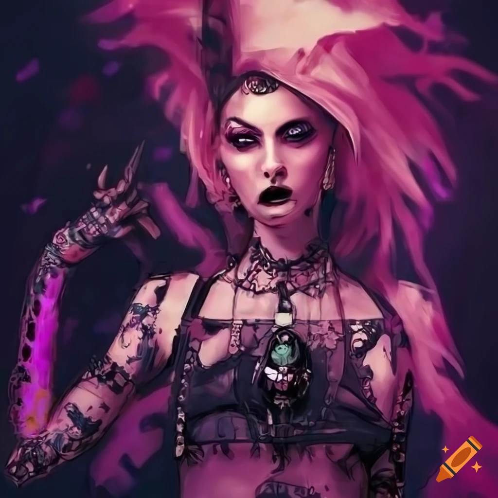 Space Punk Space punk witch on Craiyon