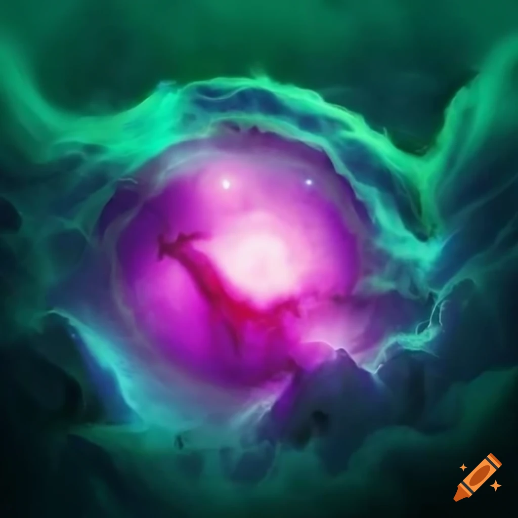 "create an ethereal scene depicting the aether, a realm of light