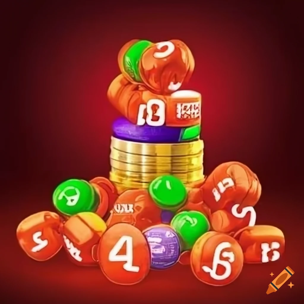 Lucky raffle jackpot on Craiyon