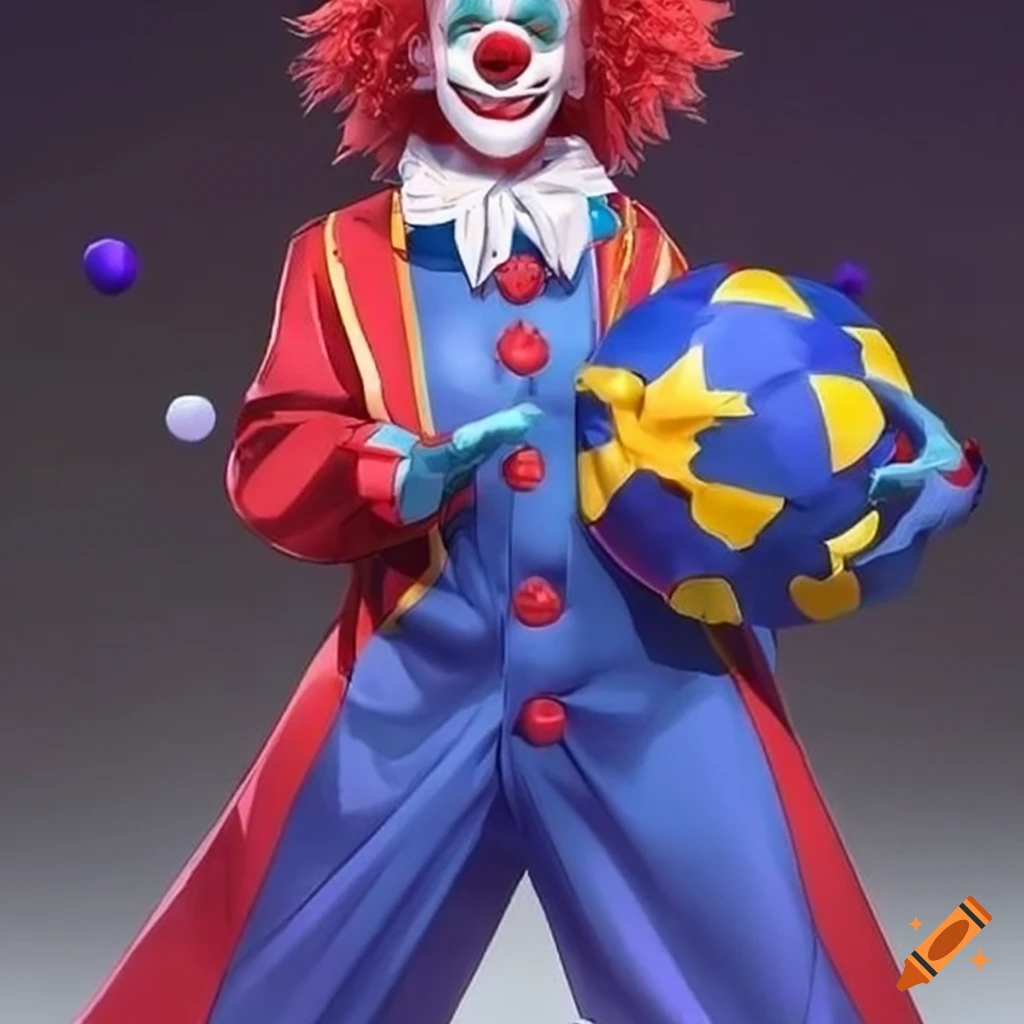 clown anime | Эскизы персонажей, Милые рисунки, Клоуны