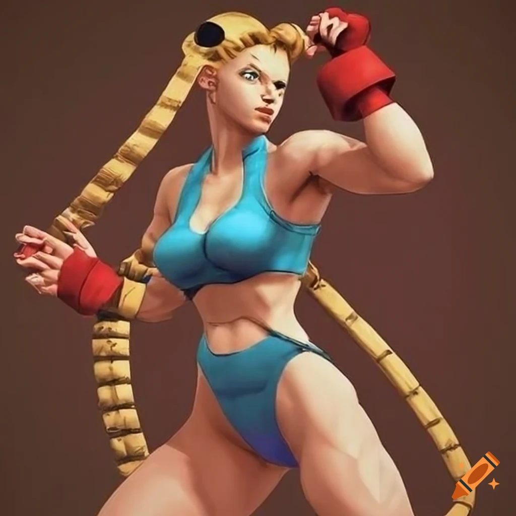 Scarlet johnson as cammy from street fighter designed by alex ross in 2008