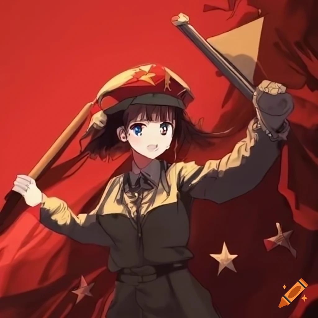 USSR in anime stile» — создано в Шедевруме