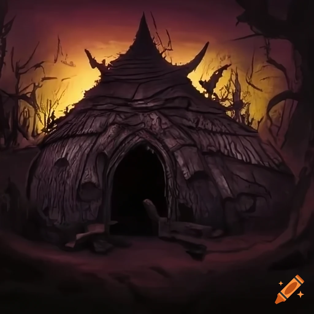 Encounter witch huts